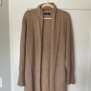 Women's Quince Mongolian Cashmere Cardigan Sweater Color Oatmeal Size XL